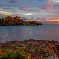 Marquette Lighthouse Sunset